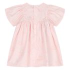 طقم فستان أطفال بطبعة نمر باللون الوردي للبنات, 1, hi-res