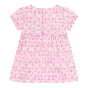 Baby Girls Pink Bodysuit Dress