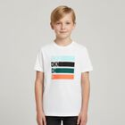 Boys White Logo T-Shirt, 2, hi-res