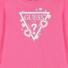 Girls Pink Logo Dress, 3, hi-res