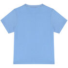 Younger Boys Blue Logo T-Shirt, 3, hi-res