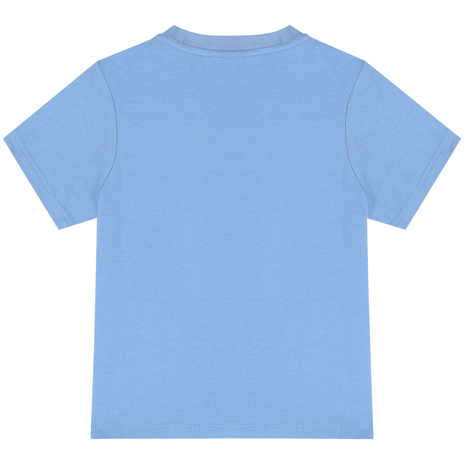Younger Boys Blue Logo T-Shirt, 3, hi-res