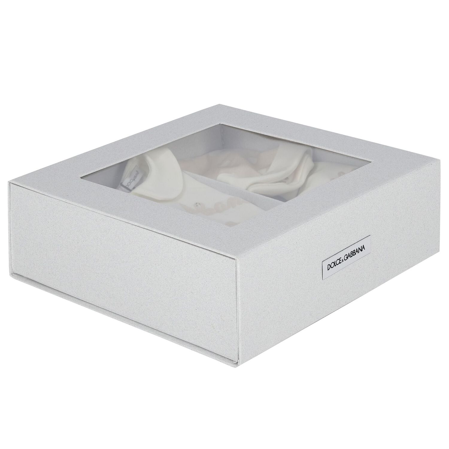 مجموعة هدايا ملابس أطفال بشعار باللون العاجي والبيج, 1, hi-res