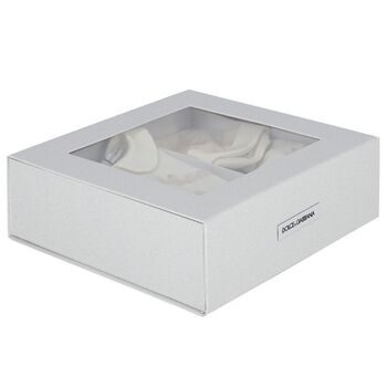 Ivory & Beige Logo Babygrow Gift Set