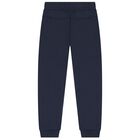Boys Navy Blue Joggers, 1, hi-res