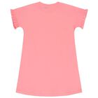 Girls Pink Logo Bag Dress, 3, hi-res