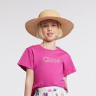 Girls Pink Logo T-Shirt, 2, hi-res