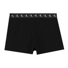 بيجاما بالشعار باللون الأبيض والأسود, 1, hi-res