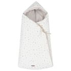 Ivory & Beige Hooded Reversible Baby Nest, 1, hi-res