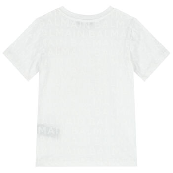 White & Gold Logo T-Shirt