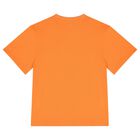 Boys Orange Logo T-Shirt, 1, hi-res