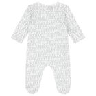 طقم  أفرول أولاد بالشعار  باللون الأبيض والكحلي, 2, hi-res