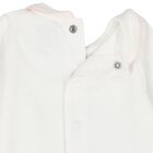 Baby Girls Pink & Ivory Flower Babygrows ( 2-Pack ), 1, hi-res