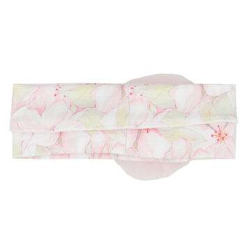 Baby Girls White & Pink Floral Headband