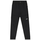 Boys Black Logo Joggers, 1, hi-res