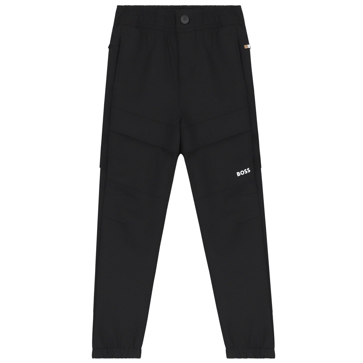 Boys Black Logo Joggers, 1, hi-res image number null