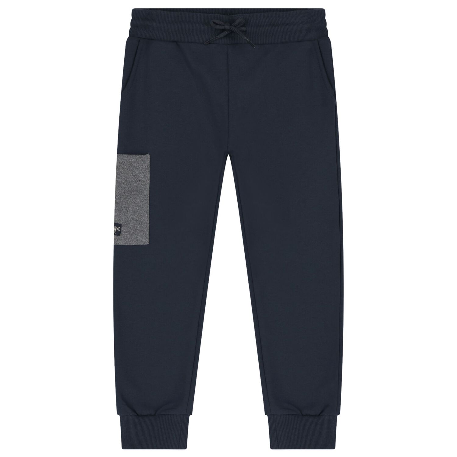 Boys Navy Blue & Grey Tracksuit Set ( 3 Piece ), 3, hi-res