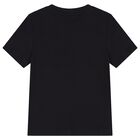 Boys Black & White Logo Shorts Set, 1, hi-res