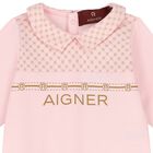 أفرول بنات بالشعار باللون الوردي, 3, hi-res