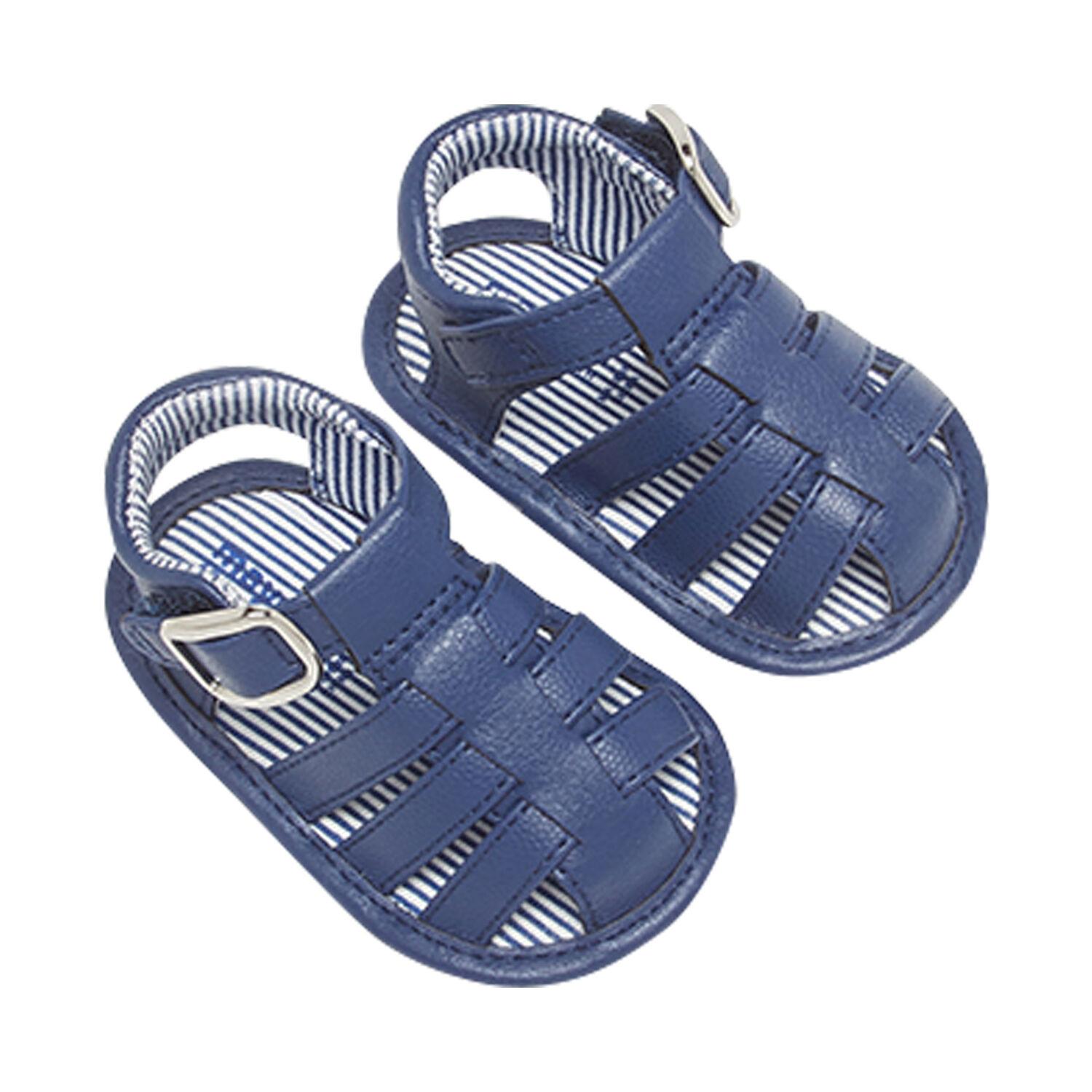 Baby Boys Navy Sandals, 1, hi-res image number null