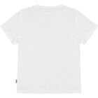 Boys White & Yellow Logo Shorts Set, 1, hi-res