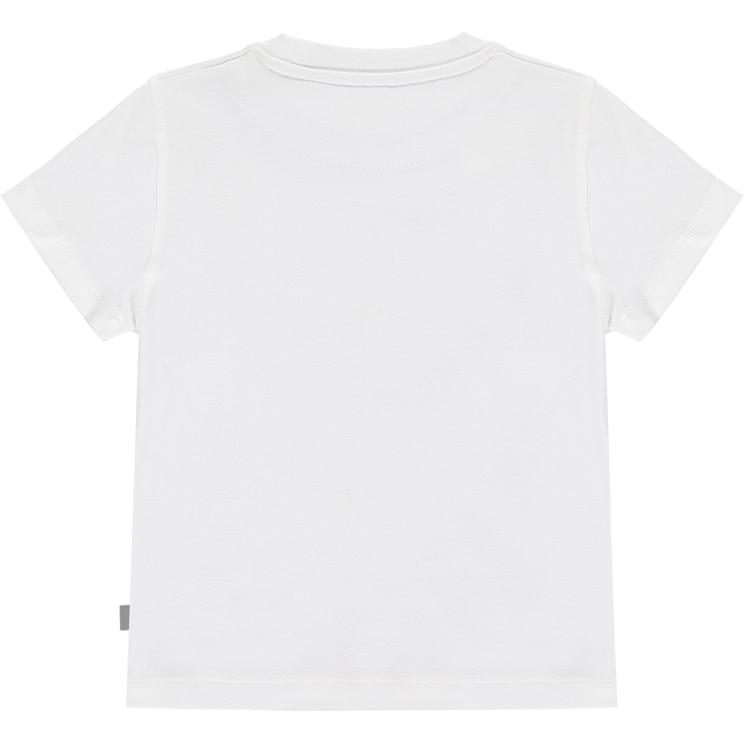 Boys White & Yellow Logo Shorts Set, 1, hi-res