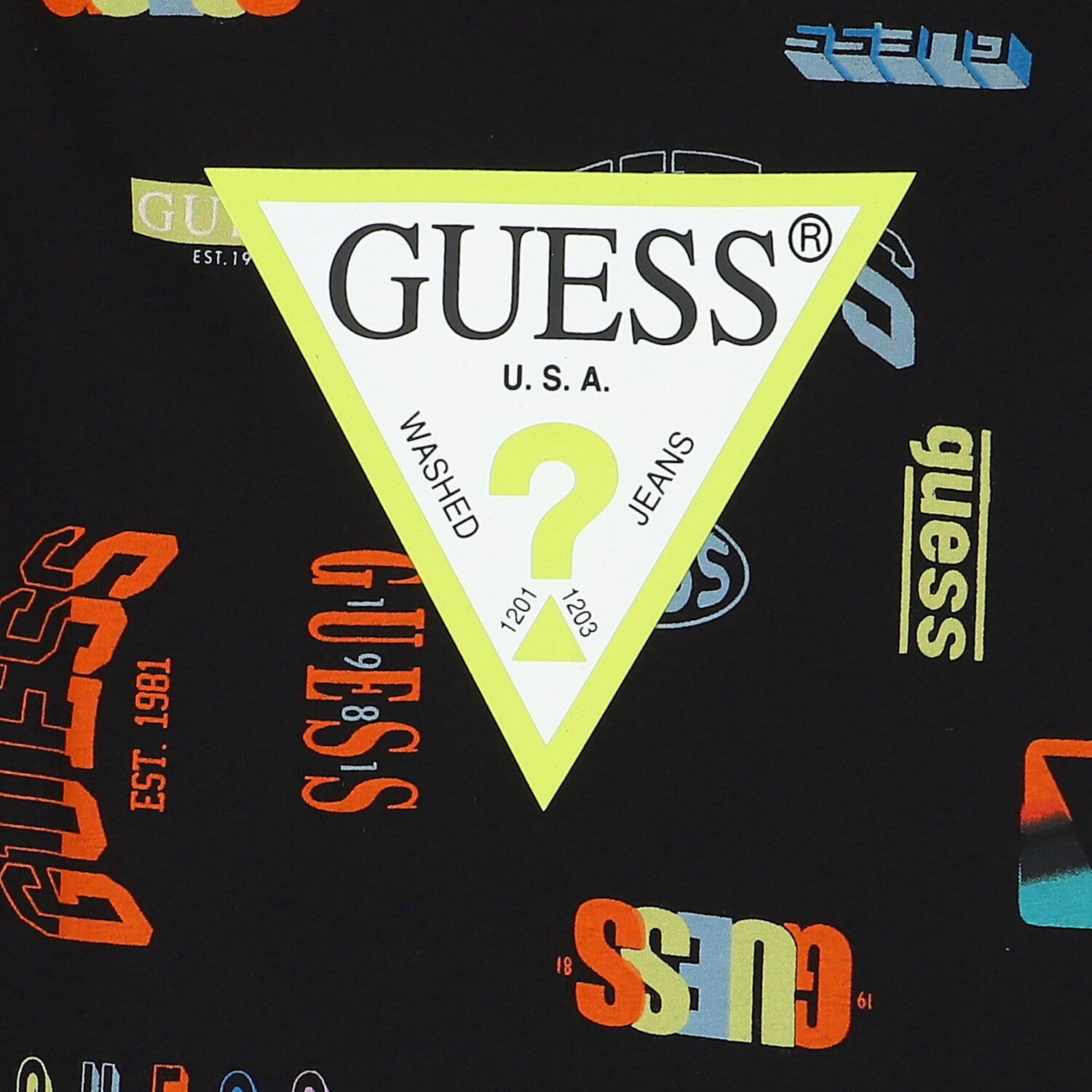 تيشيرت أولاد بالشعار باللون الاسود, 3, hi-res