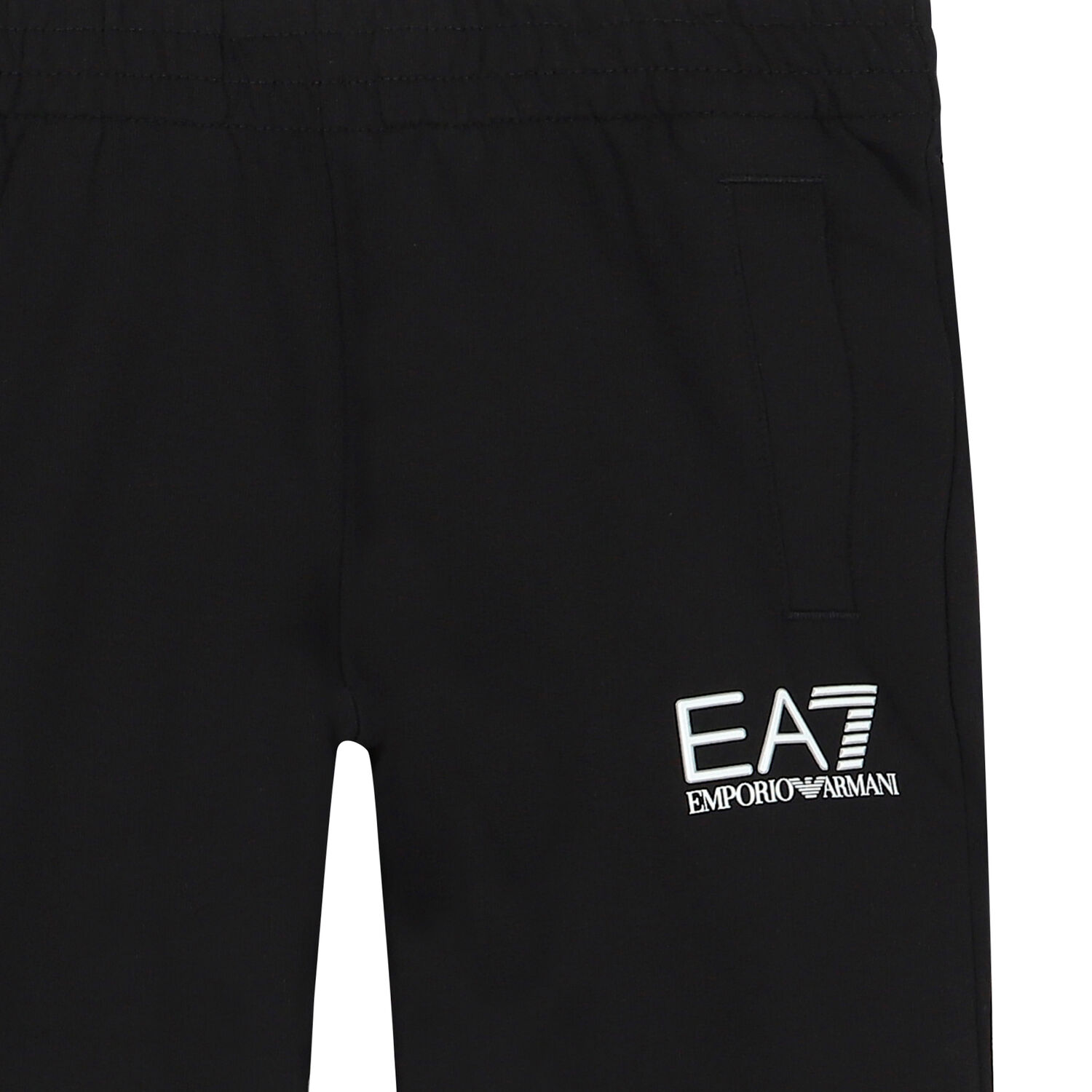 Boys Black Logo Joggers, 1, hi-res