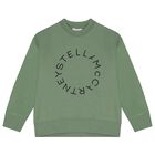 Boys Green Logo Sweatshirt, 1, hi-res