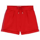 شورت بناتي باللون الاحمر, 1, hi-res