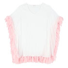 فستان الشاطئ باللون الابيض والوردى, 1, hi-res