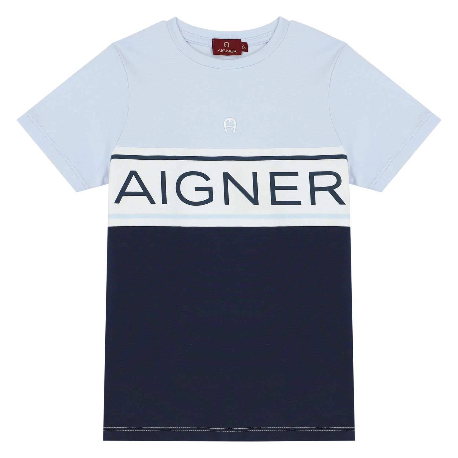 بيجاما بالشعار باللون الأزرق والكحلي للأولاد, 1, hi-res