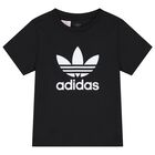 تيشيرت بشعار تريفويل باللون الأسود, 1, hi-res