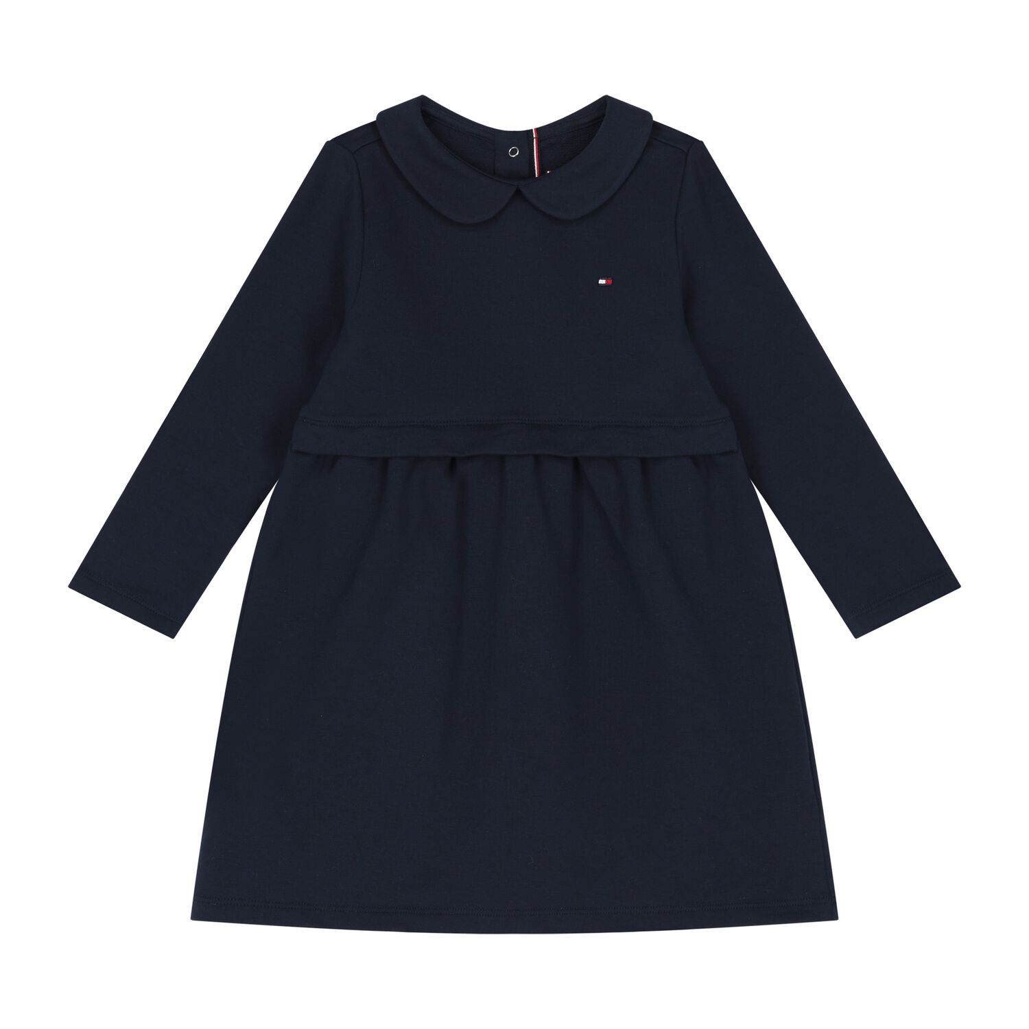 Younger Girls Navy Blue Logo Dress, 1, hi-res image number null