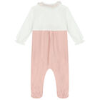 أفرول بنات باللون الزهري والعاجي ( 2 قطع), 1, hi-res