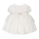 Baby Girls Ivory Tulle Dress Set, 1, hi-res