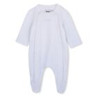 Baby Boys Blue & White Logo Babygrow Gift Set, 2, hi-res