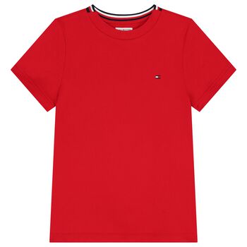 Boys Red Logo T-Shirt