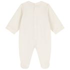 أفارول بنات بالشعار باللون العاجي, 1, hi-res