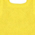 بيكيني من القماش المرن والمجعد باللون الأصفر والوردي الفاتح للبنات, 1, hi-res