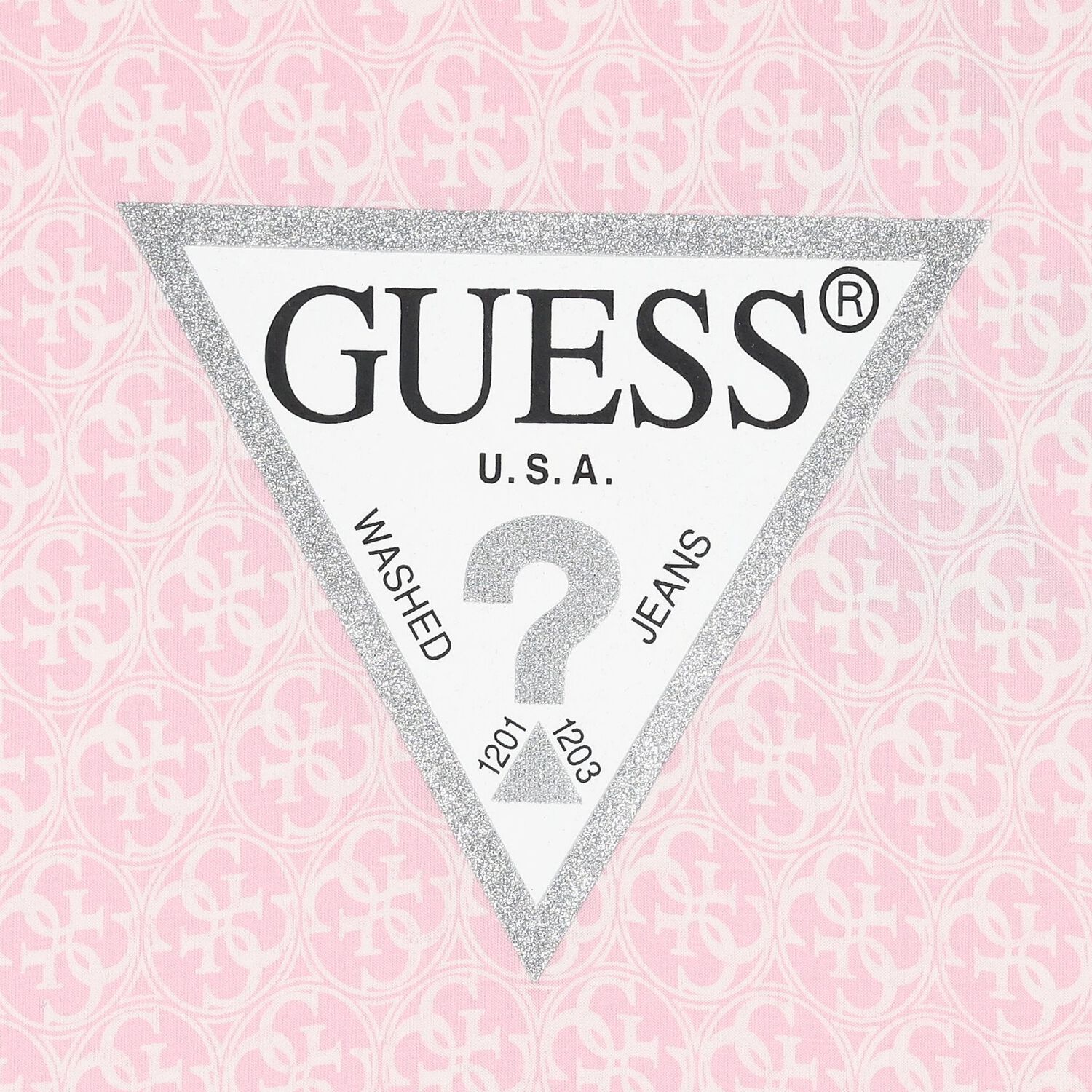 تيشيرت بالشعار  باللون وردي للبنات, 1, hi-res image number null