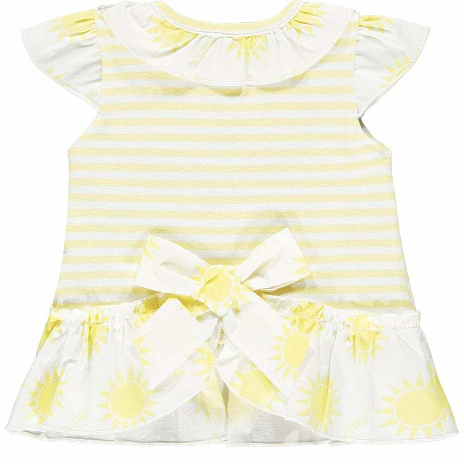 طقم ليغنز باللون الاصفر والابيض للبنات, 1, hi-res