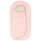 Baby Girls Pink & Gold Logo Nest, 1, hi-res