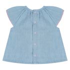 Baby Girls Denim Dress Set, 1, hi-res