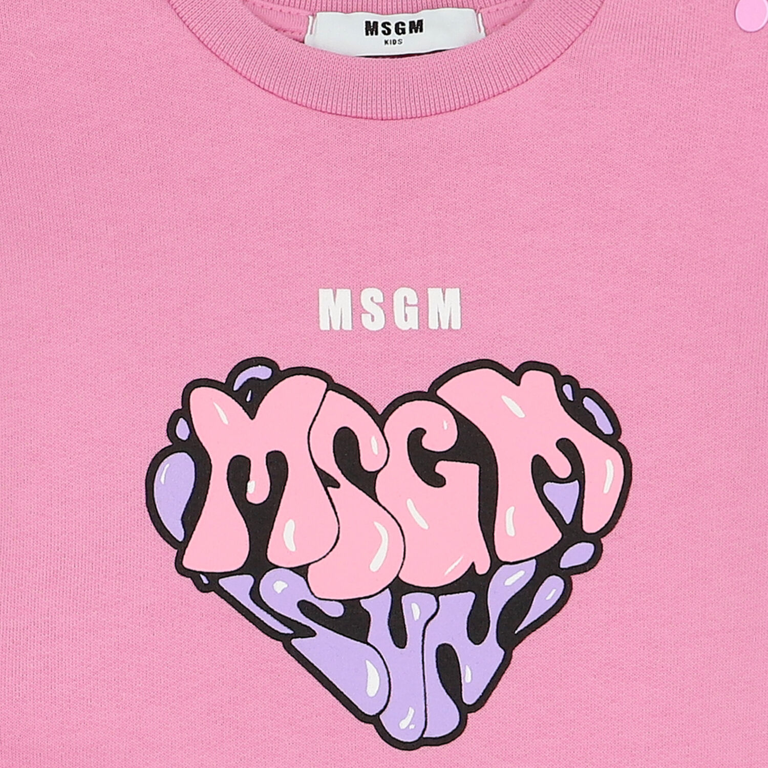 Younger Girls Pink Logo Dress, 1, hi-res