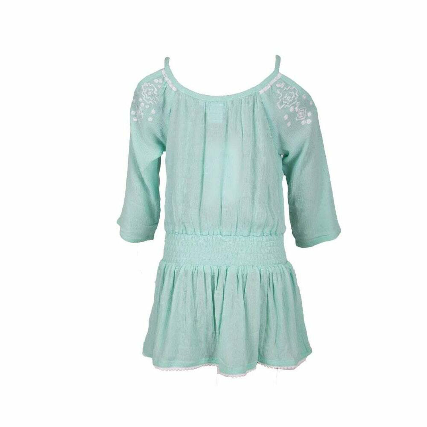 Girls Aqua Beach Dress, 1, hi-res image number null