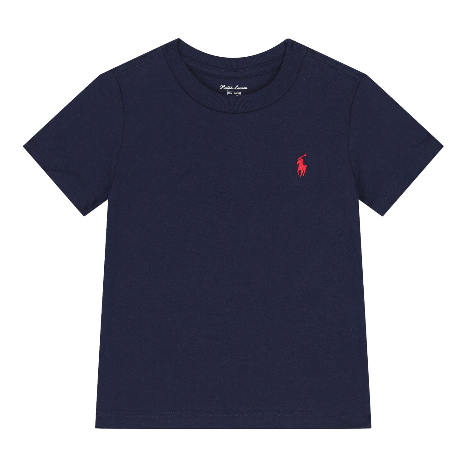 Baby Boys Navy Blue Logo T-Shirt, 1, hi-res