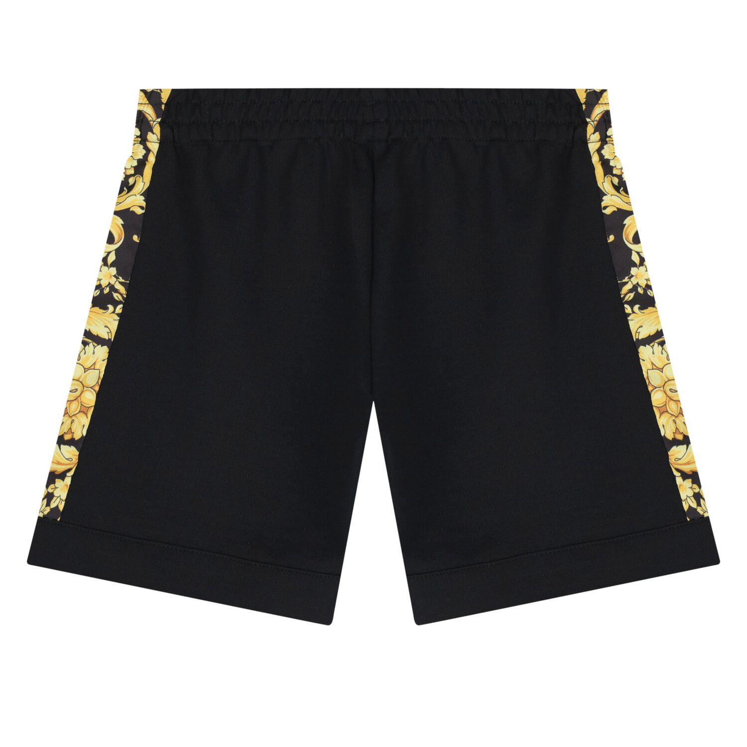 Younger Boys Black Barroco Shorts, 1, hi-res image number null
