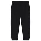 Boys Black Logo Tracksuit, 2, hi-res