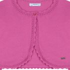 كارديغان بولوير وردي للبنات, 4, hi-res